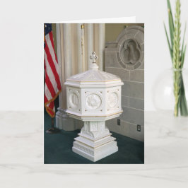 Gefeliciteerd met de doop kaart