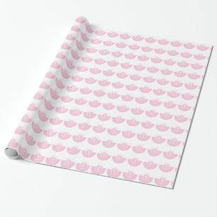 Gefeliciteerd met de doop van uw kleindochter Roze Cadeaupapier