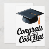 Gefeliciteerd Met De Echt Coole Hoed Grappige Afst Kaart (Voorkant / Achterkant)