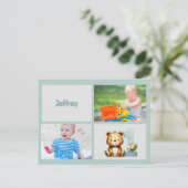 Gefeliciteerd met de eerste Bij-dag! Briefkaart (Staand voorkant)