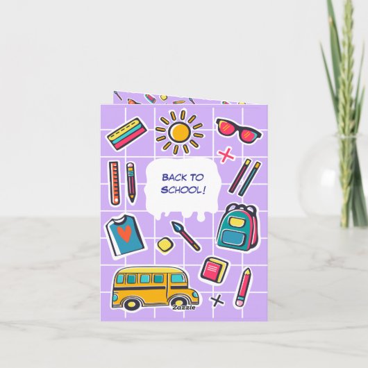 Gefeliciteerd met de eerste dag van groep 4 WELKOM (Achterkant)