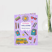 Gefeliciteerd met de eerste dag van groep 4 WELKOM (Voorkant)