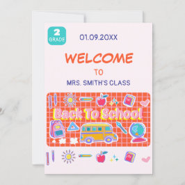 Gefeliciteerd met de eerste schooldag! Bericht van Kaart