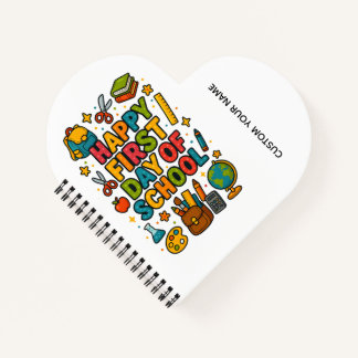 Gefeliciteerd met de eerste schooldag notitieboek