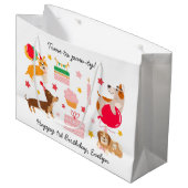 Gefeliciteerd met de eerste verjaardag van het mei groot cadeauzakje (Voorkant Gekanteld)