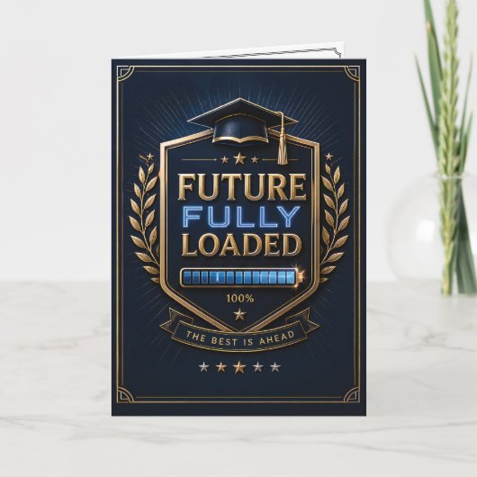 Gefeliciteerd met de 'Future Fully Loaded'-diploma Kaart (Voorkant)