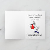 gefeliciteerd met de geboorte van je baby kaart (Binnen)