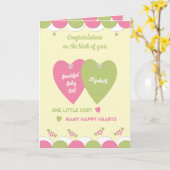 Gefeliciteerd met de geboorte van je kindje kaart (Gele Bloem)