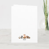 Gefeliciteerd met de geboorte van je nieuwe baby j kaart (Achterkant)