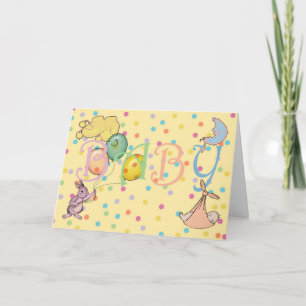 Gefeliciteerd met de geboorte van je nieuwe baby kaart