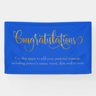 Gefeliciteerd met de gouden ronddraaiing van Royal Spandoek
