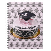 Gefeliciteerd met de Graduation Cap en Diploma Cak Notitieboek (Voorkant)