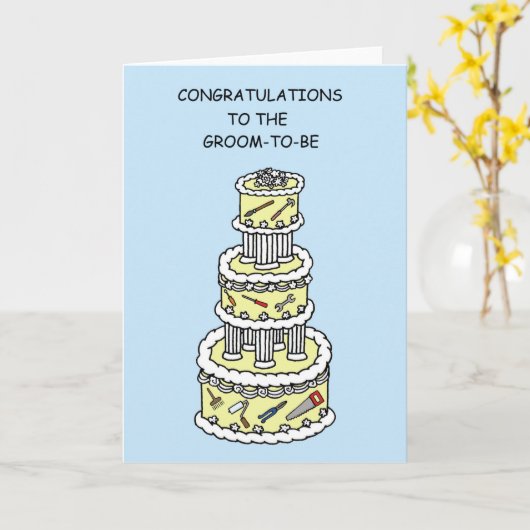 Gefeliciteerd met de groeven om te worden gekookt  kaart (Gele Bloem)