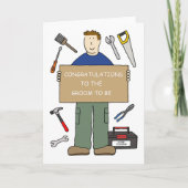 Gefeliciteerd met de Groom Kaart (Voorkant)