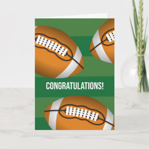 Gefeliciteerd met de grote Football overwinning me Kaart