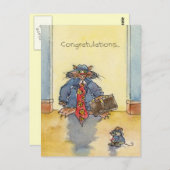 Gefeliciteerd met de grote kaas briefkaart (Voorkant / Achterkant)