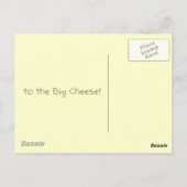 Gefeliciteerd met de grote kaas briefkaart (Achterkant)