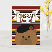 Gefeliciteerd met de held van het leger kaart (Gele Bloem)