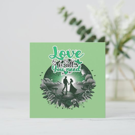 Gefeliciteerd met de ingevouwen uitnodigings-Kaart Kaart (Staand voorkant)