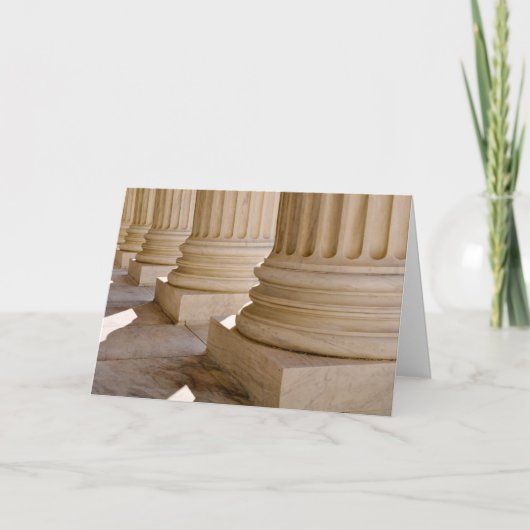 Gefeliciteerd met de juridische pilaren kaart (Voorkant)