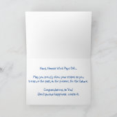 Gefeliciteerd met de Kaart "Acrylvlag" (Binnen)