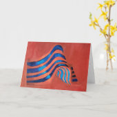 Gefeliciteerd met de Kaart "Acrylvlag" (Gele Bloem)