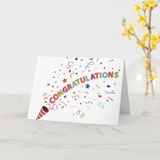 GEFELICITEERD MET DE KAART "ANY OCCASION" (Gele Bloem)