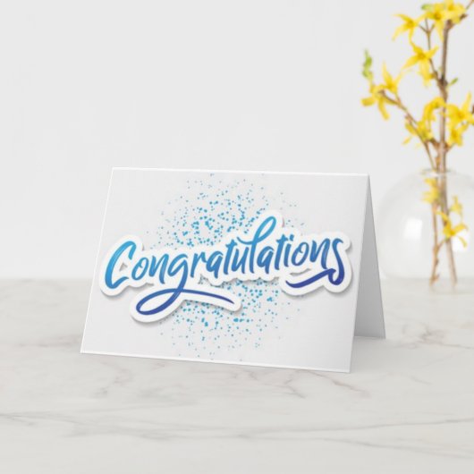 GEFELICITEERD MET DE KAART "ANY OCCASION" (Gele Bloem)