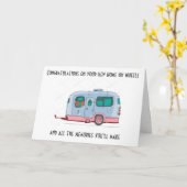 GEFELICITEERD MET DE KAART "UW NIEUWE HUIS OP WIEL (Gele Bloem)