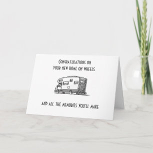 GEFELICITEERD MET DE KAART "UW NIEUWE HUIS OP WIEL
