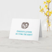 Gefeliciteerd met de knoop! Kaart (Gele Bloem)