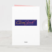 Gefeliciteerd met de komst van Baby Girl Diva Kaart (Achterkant)