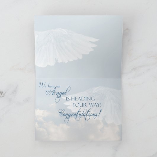 Gefeliciteerd met de komst van een nieuwe Angel Ka Kaart (Binnen)