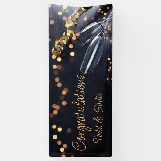 Gefeliciteerd met de koppel banner (Verticaal)