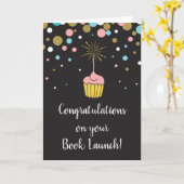 Gefeliciteerd met de lancering van uw boekkaart kaart (Gele Bloem)