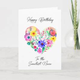 Gefeliciteerd met de liefste nichtje kaart