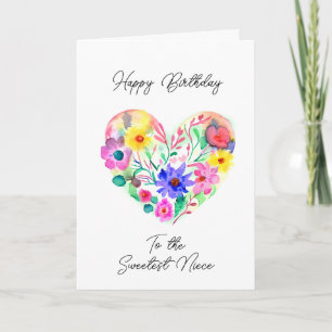 Gefeliciteerd met de liefste nichtje kaart