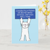 Gefeliciteerd met de Made School Kapitein Kaart (Gele Bloem)