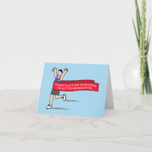 Gefeliciteerd met de marathon van Rotterdam Kaart