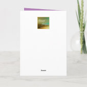 Gefeliciteerd met de meest ongelooflijke dochter feestdagen kaart (Achterkant)