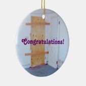 Gefeliciteerd met de Milestone Relatie Prize Keramisch Ornament (Rechts)