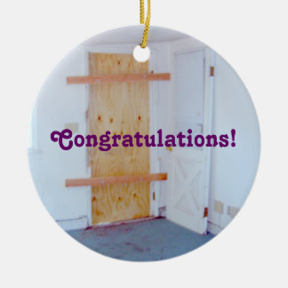Gefeliciteerd met de Milestone Relatie Prize Keramisch Ornament
