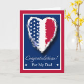 Gefeliciteerd met de militaire pensionering voor p kaart (Gele Bloem)