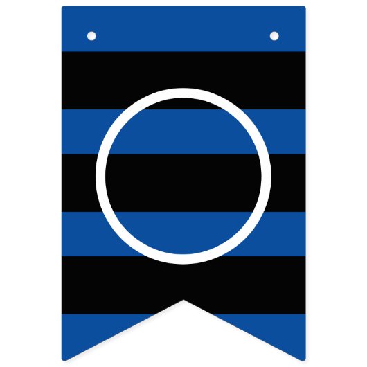 Gefeliciteerd met de moderne Koninklijke Blauwe Gr Vlaggetjes (Tweede vlag)