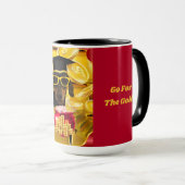 Gefeliciteerd met de Mok van de Afstuderen koffie (Voorkant rechts)