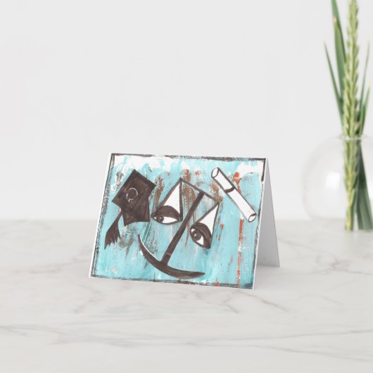 Gefeliciteerd met de nieuwe advocatenkaart kaart (Voorkant)