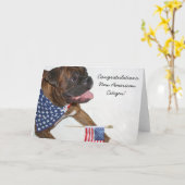 Gefeliciteerd met de nieuwe American Citizen bokse Kaart (Gele Bloem)