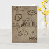 Gefeliciteerd met de nieuwe avontuurkaart voor pen kaart (Gele Bloem)