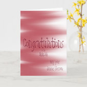 Gefeliciteerd met de nieuwe baan dromen bloesem kaart (Gele Bloem)