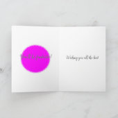 Gefeliciteerd met de nieuwe baan feestdagen kaart (Binnen)